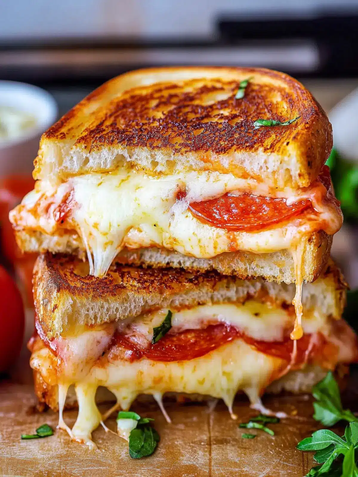 Ultimate Pizza Grilled Cheese: Irresistibly Cheesy Delight 4 Pizza Grilled Cheese