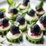 Fresh Blackberry-Cucumber Caprese Bites Everyone Will Love 9 Blackberry-Cucumber Caprese Bites