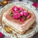 Heavenly Eggless Rose Tiramisu: No-Bake Floral Bliss 6 Rose Tiramisu