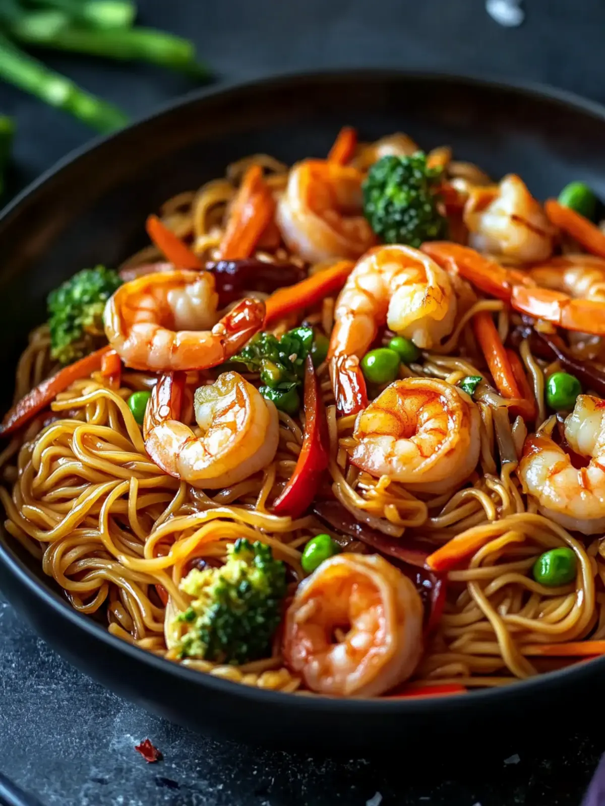 Savory Shrimp Stir Fry with Noodles: Quick & Flavor-Packed Delight 4 Shrimp Stir Fry with Noodles