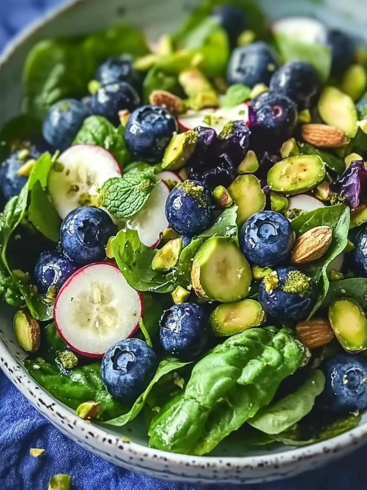 Blueberry Pistachio Spring Salad for a Refreshing Twist 5 Blueberry Pistachio Spring Salad