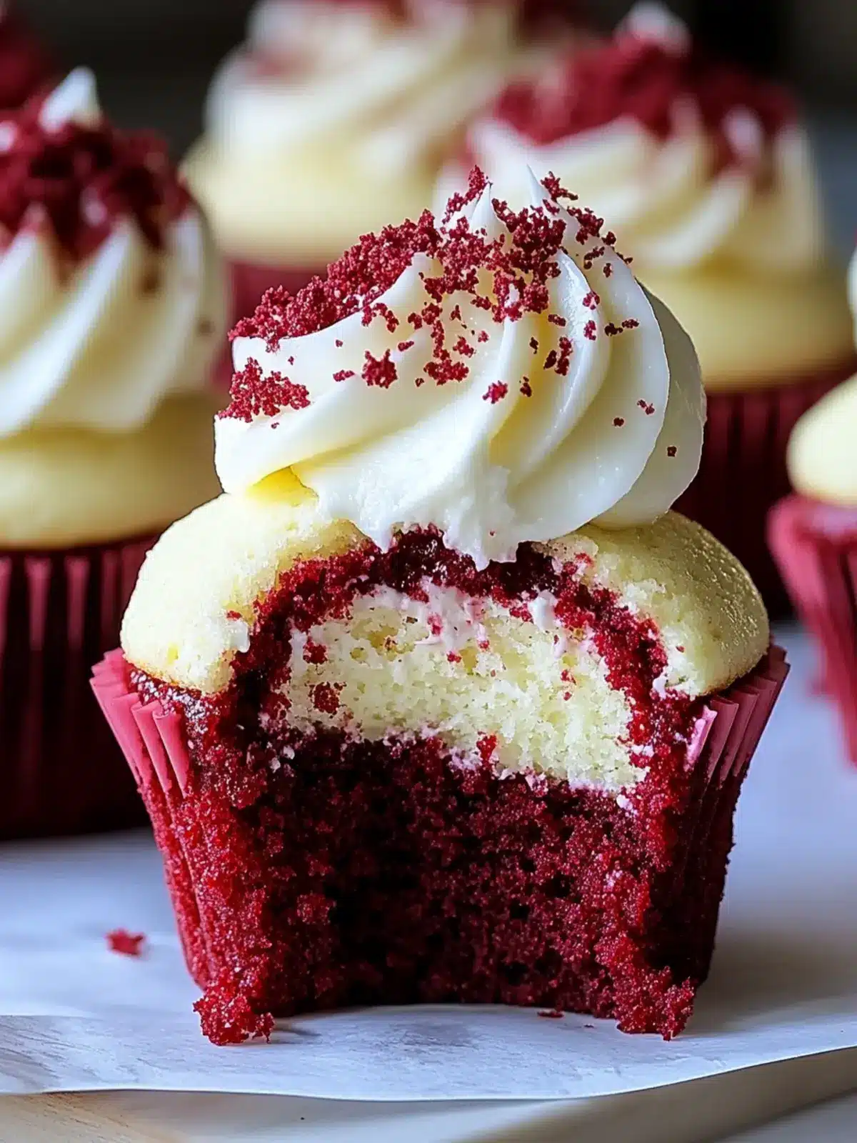 Decadent Red Velvet Cheesecake Cupcakes to Savor at Home 2 Red Velvet Cheesecake Cupcakes