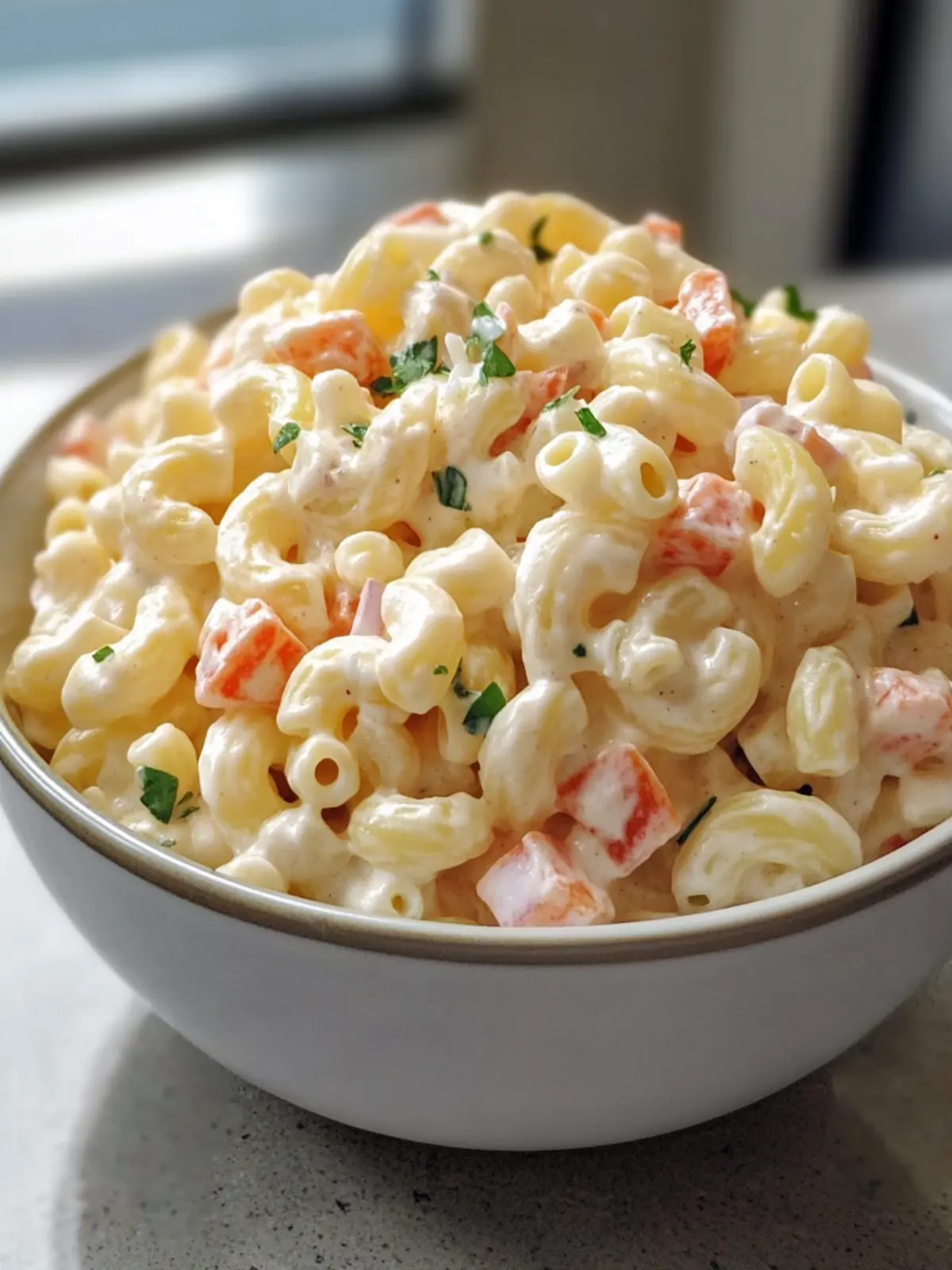 Fieri Macaroni Salad: Creamy, Colorful Picnic Favorite! 3 Fieri Macaroni Salad