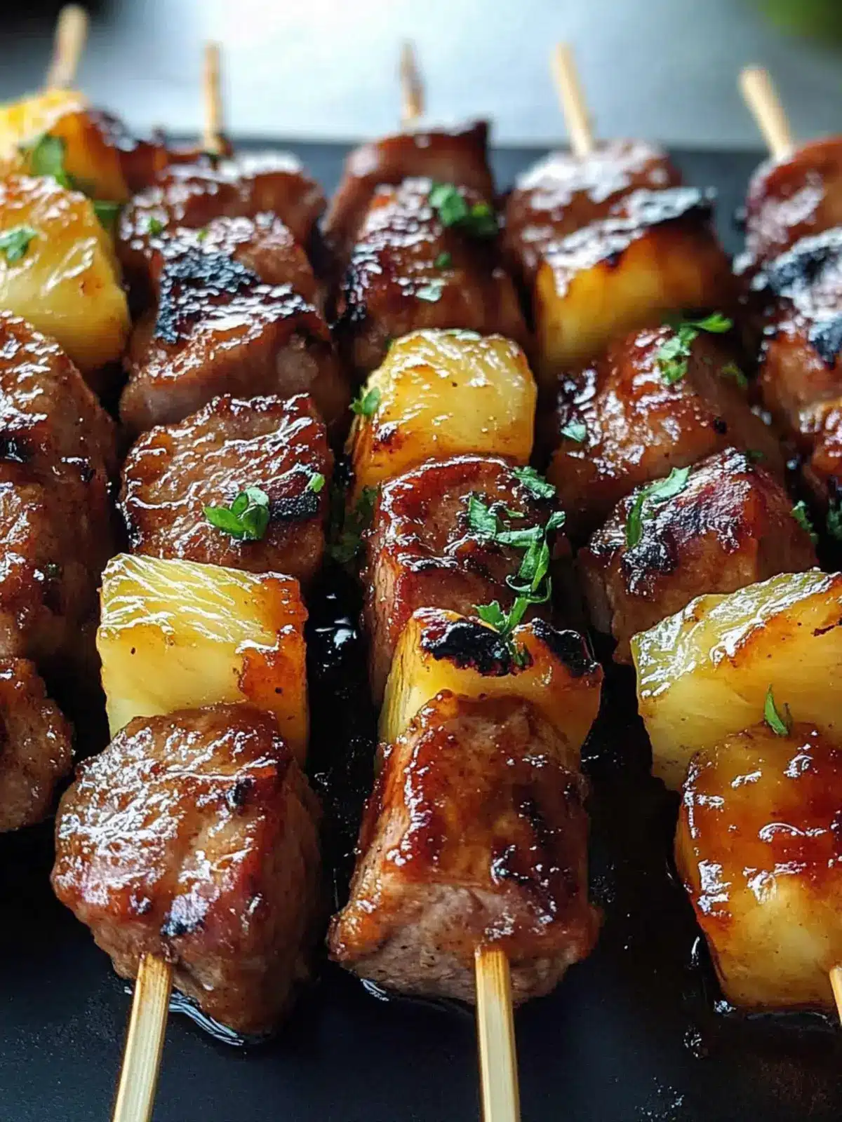 Pineapple BBQ Pork Skewers for a Quick Flavor Explosion 2 Pineapple BBQ Pork Skewers