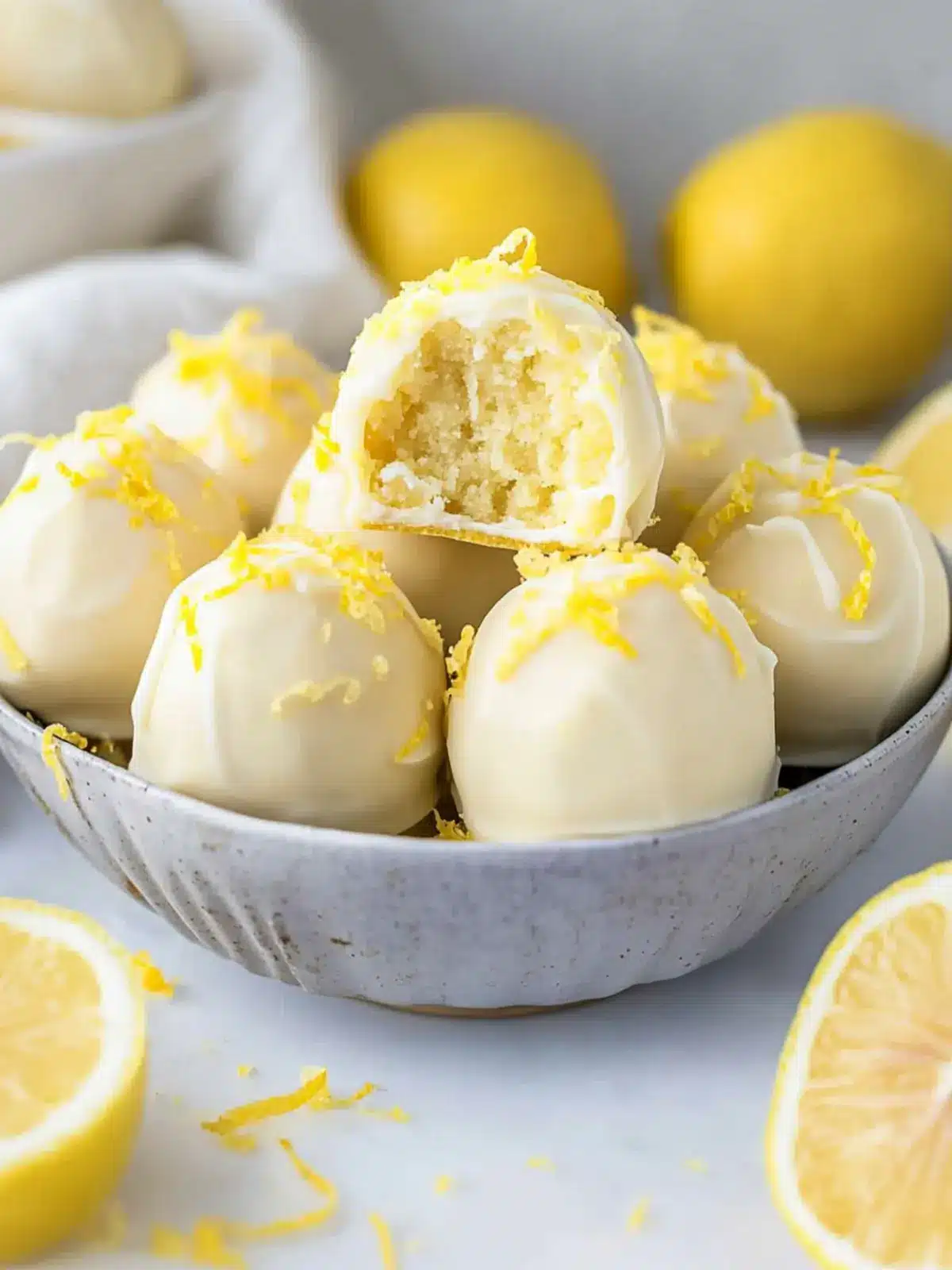 Irresistible Lemon Truffles You Can Make in Minutes 4 Lemon Truffles