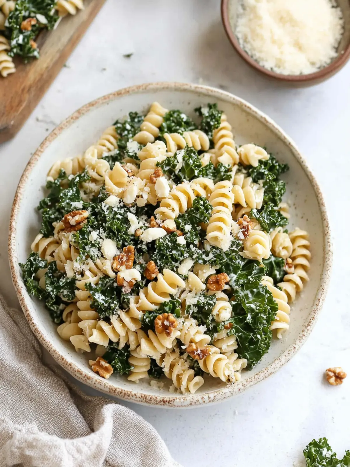 Delicious Kale Caesar Pasta Salad for Easy Healthy Meals 5 Kale Caesar Pasta Salad