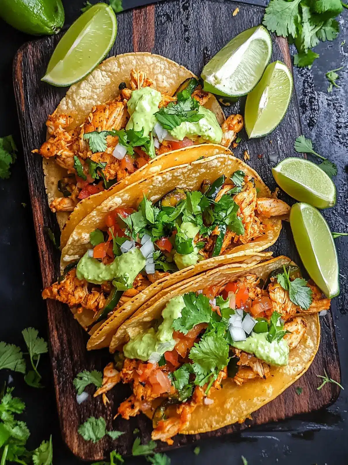 Crispy Poblano Chicken Tacos That'll Wow Your Taste Buds 3 crispy poblano chicken tacos