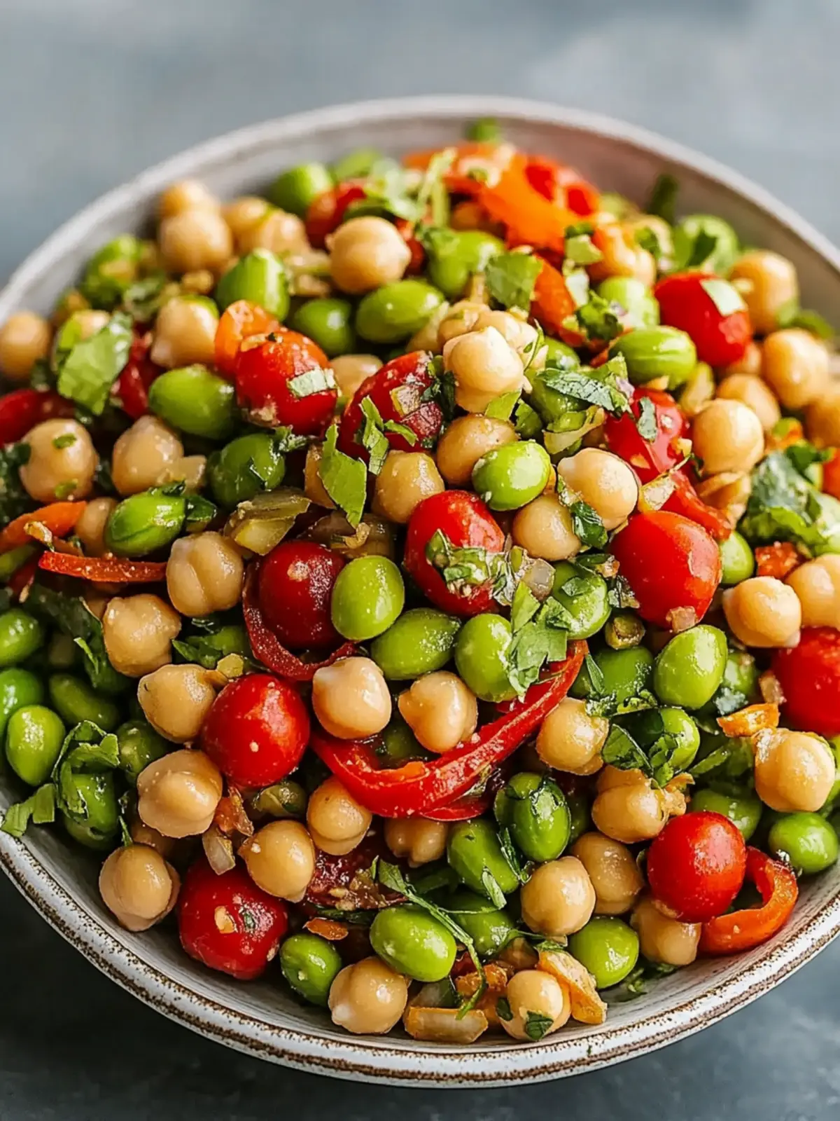 Chickpea Edamame Salad: Fresh, Crunchy, and So Easy to Make 3 Chickpea Edamame Salad