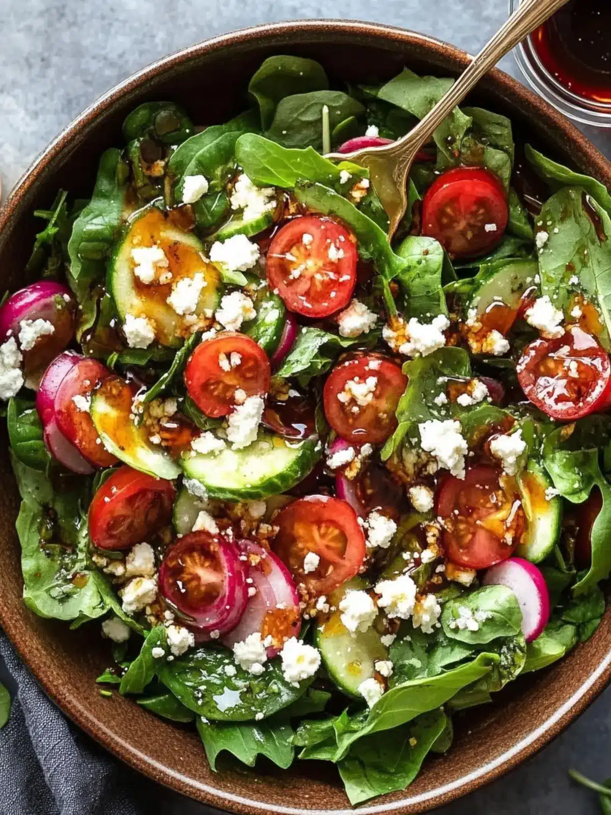 Delicious Spring Mix Salad with Balsamic Honey Dressing in 10 Min 2 Spring Mix Salad with Balsamic Honey