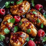 Sweet and Spicy Jalapeno Raspberry Chicken in Just 25 Minutes 6 Sweet and Spicy Jalapeno Raspberry Chicken