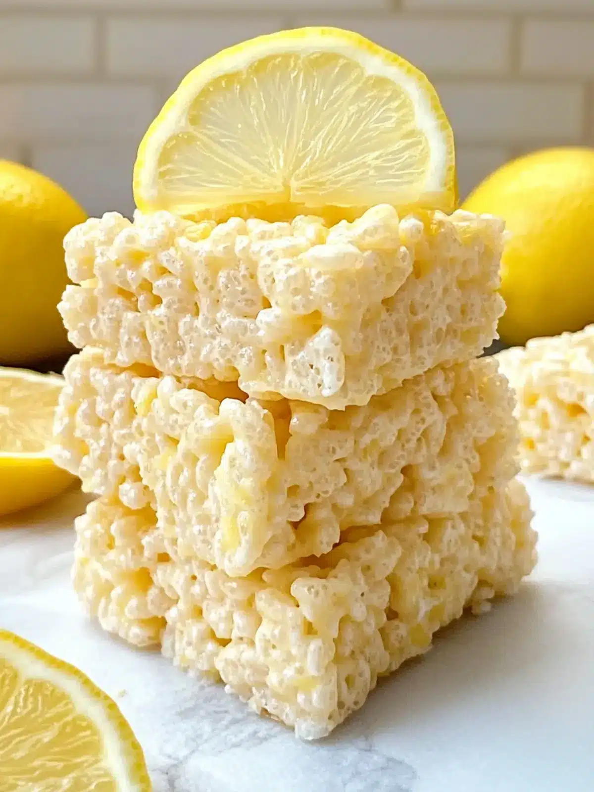 Lemon Rice Krispy Treats: Zesty Fun for Every Bite 3 Lemon Rice Krispy Treats