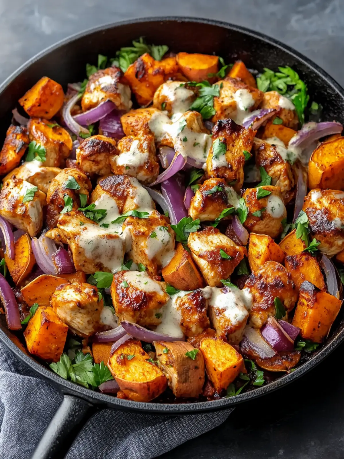 BBQ Chicken Sweet Potato Skillet: Your New Family Favorite 5 BBQ Chicken Sweet Potato Skillet