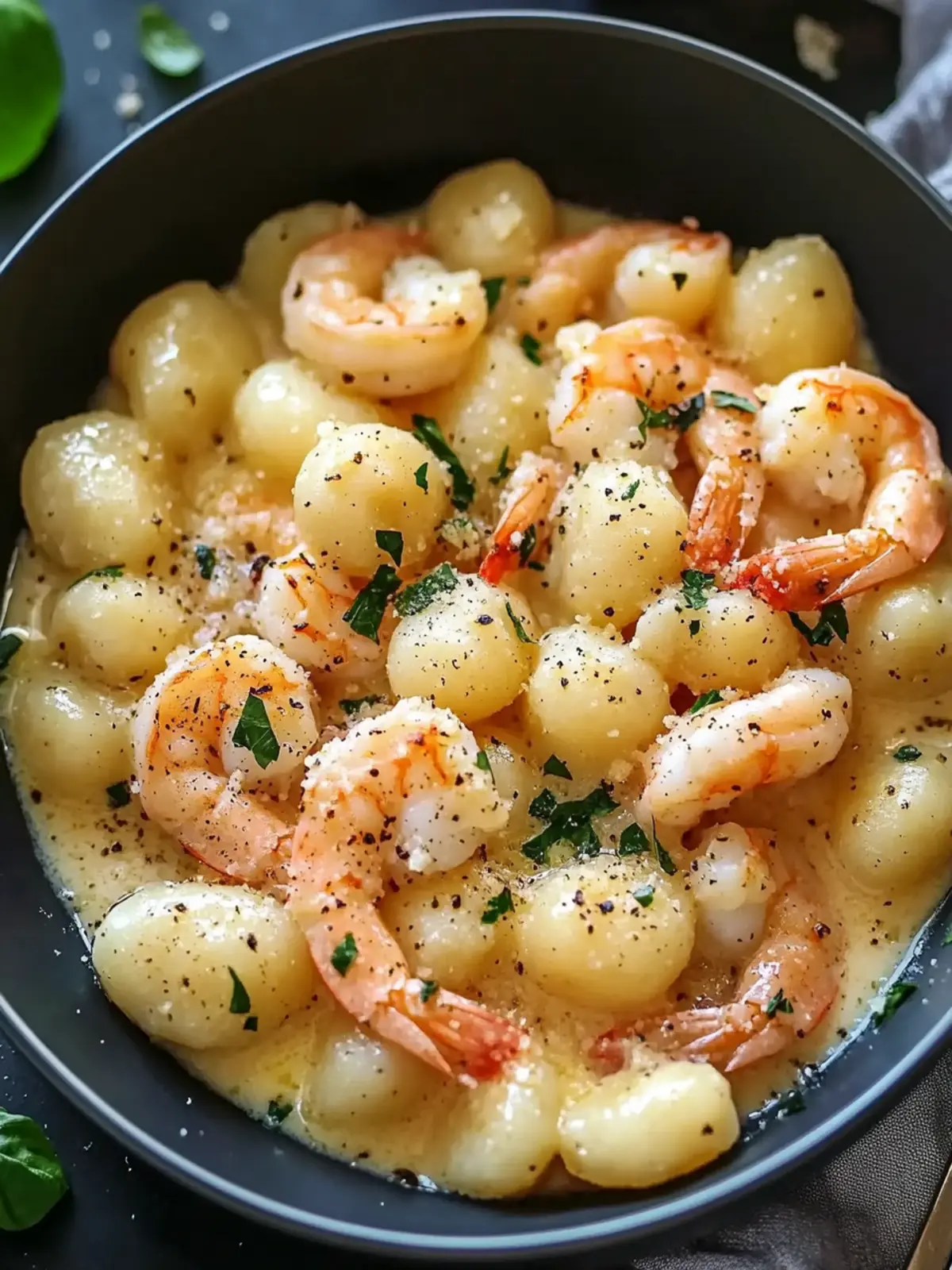 Creamy Shrimp and Gnocchi with Garlic Parmesan Delight 2 Creamy Shrimp and Gnocchi with Garlic Parmesan