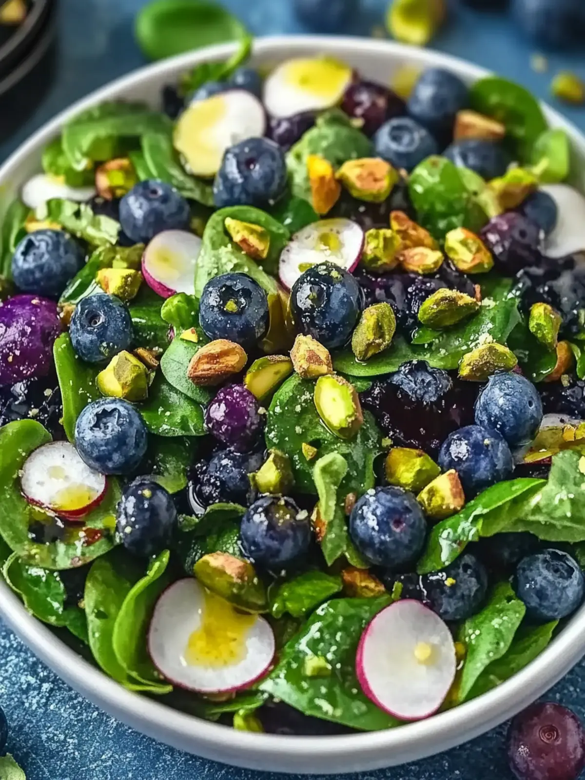 Blueberry Pistachio Spring Salad for a Refreshing Twist 4 Blueberry Pistachio Spring Salad