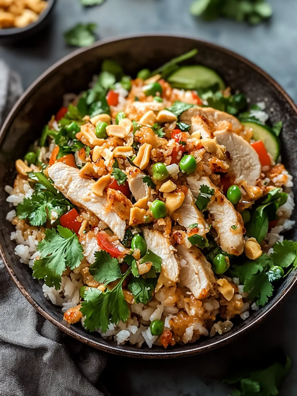 Savor Chicken Crispy Rice Salad with Creamy Peanut Bliss 5 Savor Chicken Crispy Rice Salad with Creamy Peanut