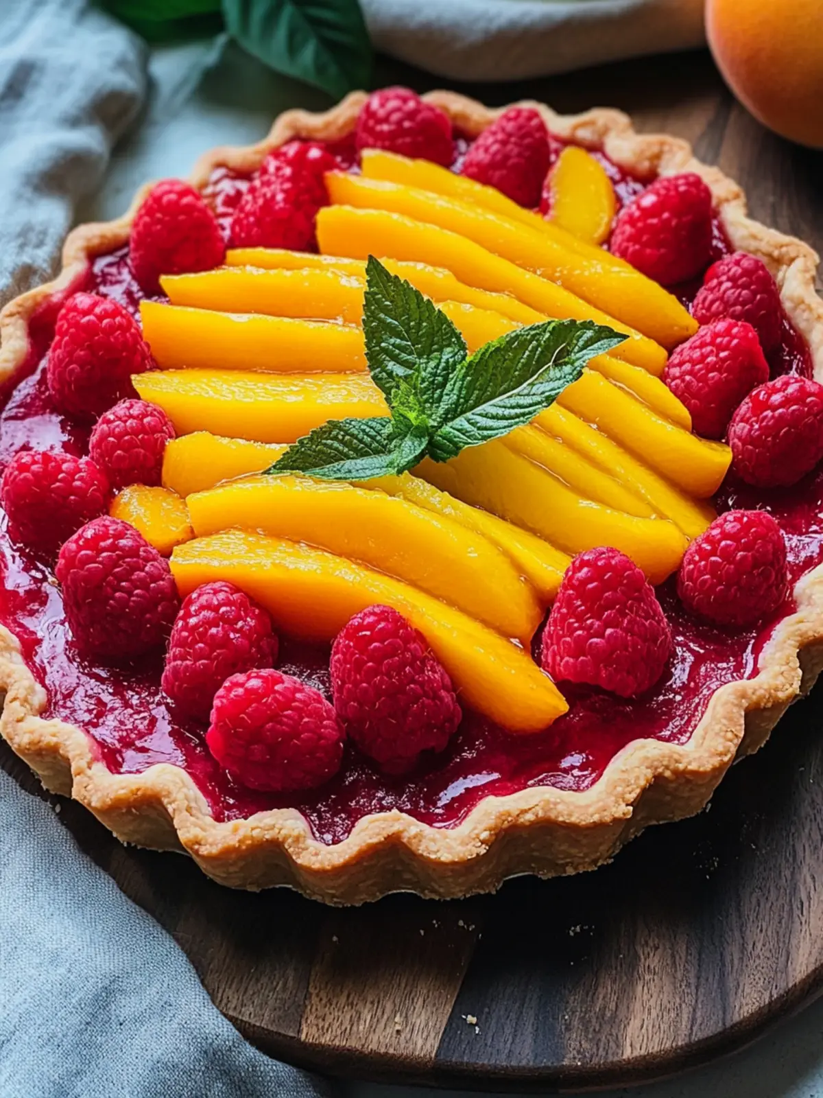 Delicious Raspberry Mango Tart for an Eye-Catching Dessert 3 Raspberry Mango Tart