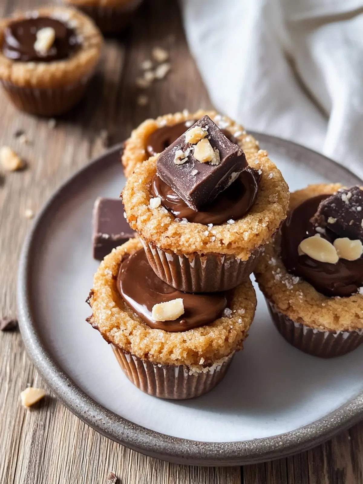 Delicious Twix Cookie Cups Made Easy: No-Bake & Vegan 4 Twix Cookie Cups