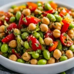 Chickpea Edamame Salad: Fresh, Crunchy, and So Easy to Make 6 Chickpea Edamame Salad
