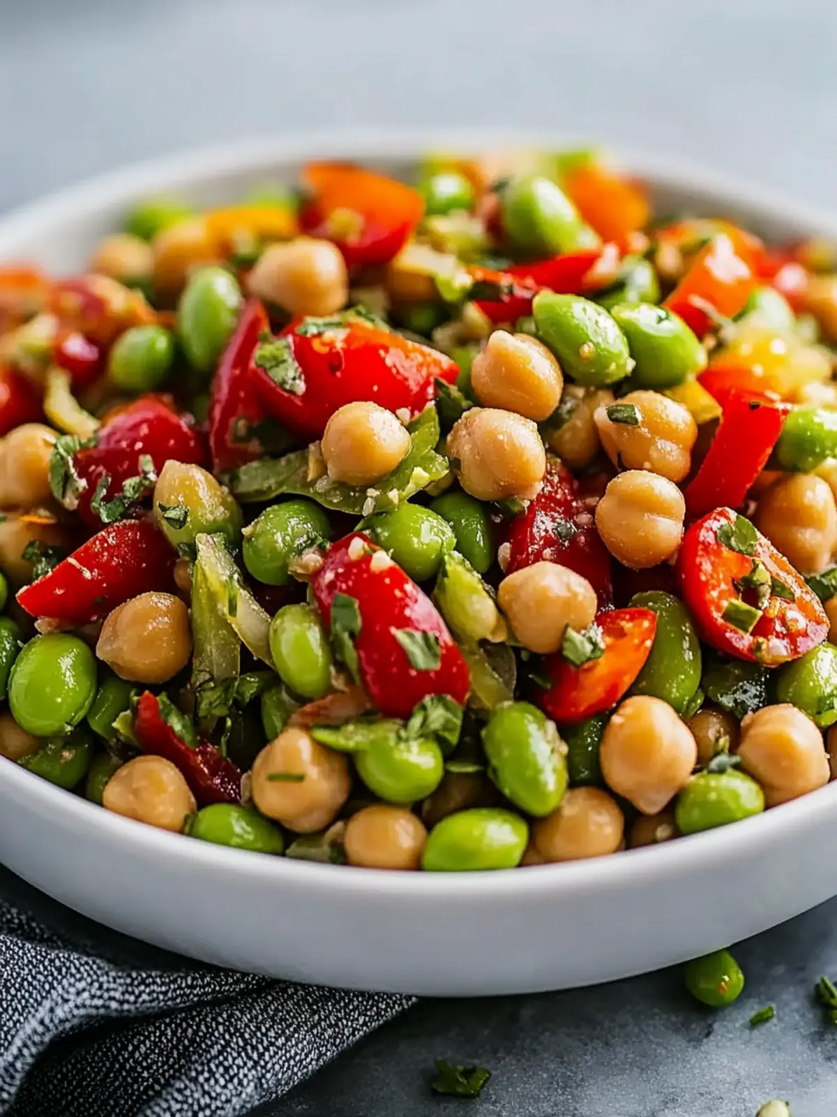 Chickpea Edamame Salad: Fresh, Crunchy, and So Easy to Make 5 Chickpea Edamame Salad