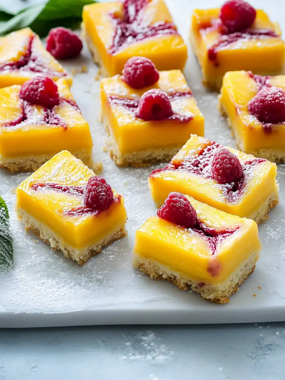 Raspberry Mango Bars: A Sweet Bite of Summer Bliss 3 Raspberry Mango Bars
