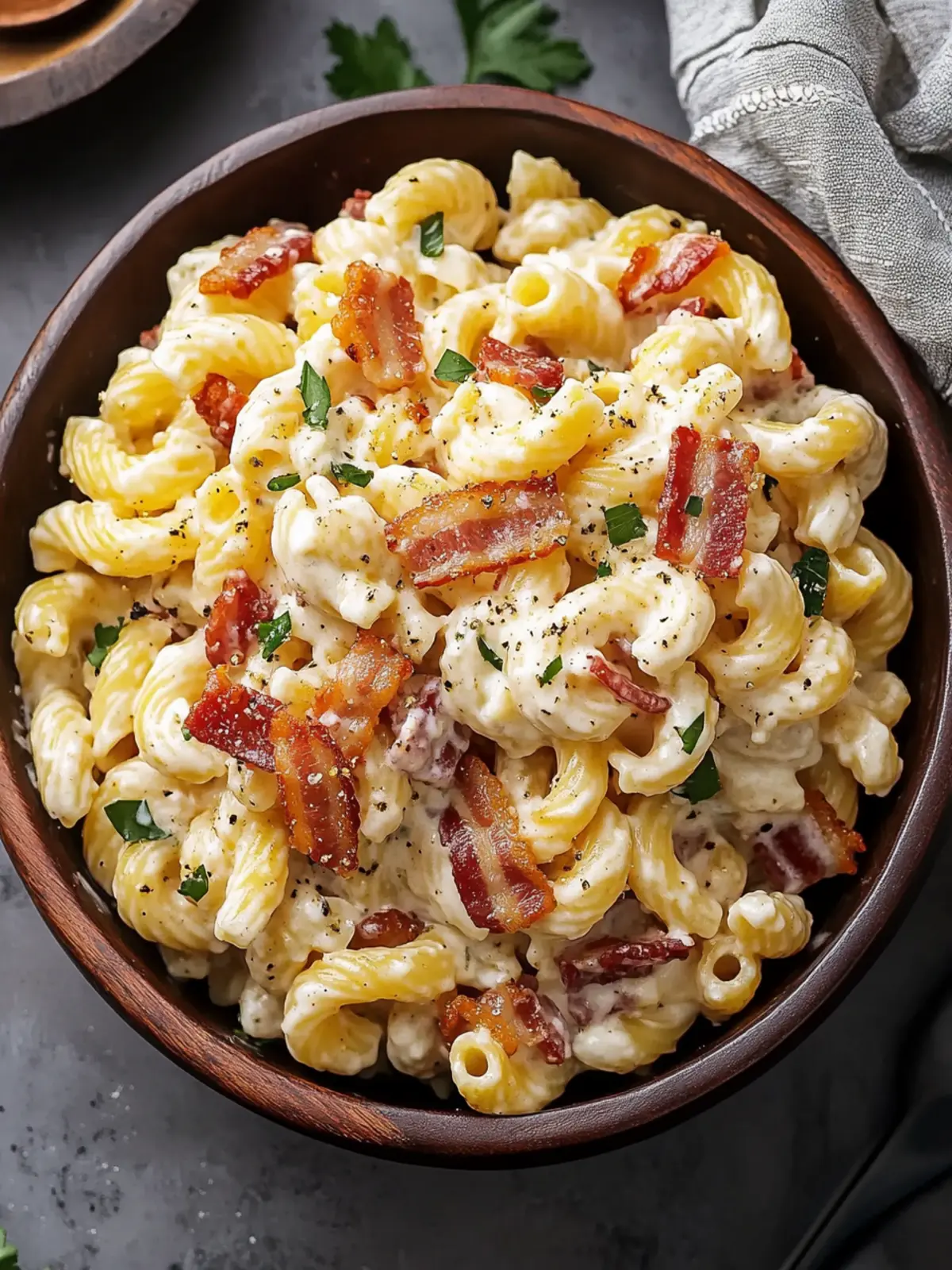 Creamy Bacon Cheddar Ranch Pasta Salad to Wow Your Guests 3 Creamy Bacon Cheddar Ranch Pasta Salad
