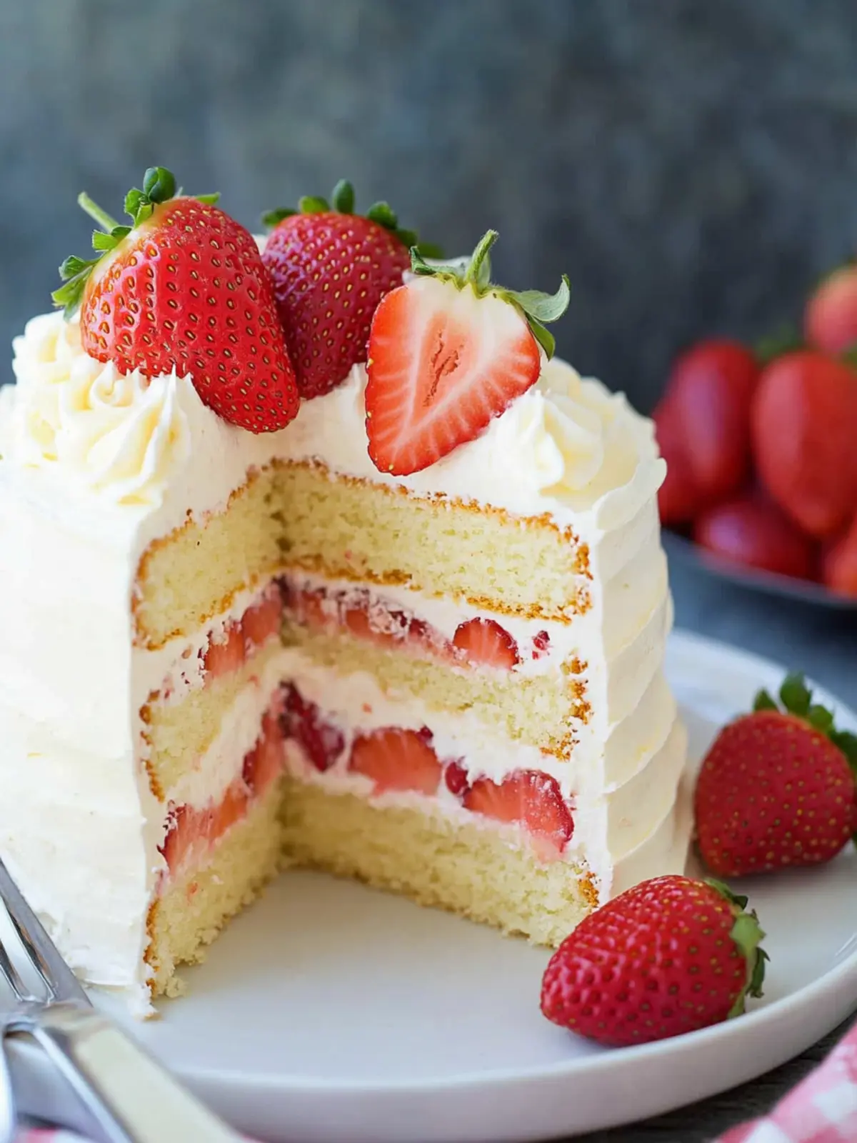 Delicious Strawberry Mascarpone Cake for Special Occasions 3 Strawberry Mascarpone Cake