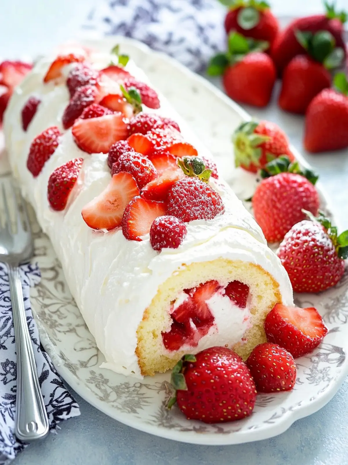 Delicious Strawberry Cake Roll: A Sweet Summer Delight! 5 Strawberry Cake Roll