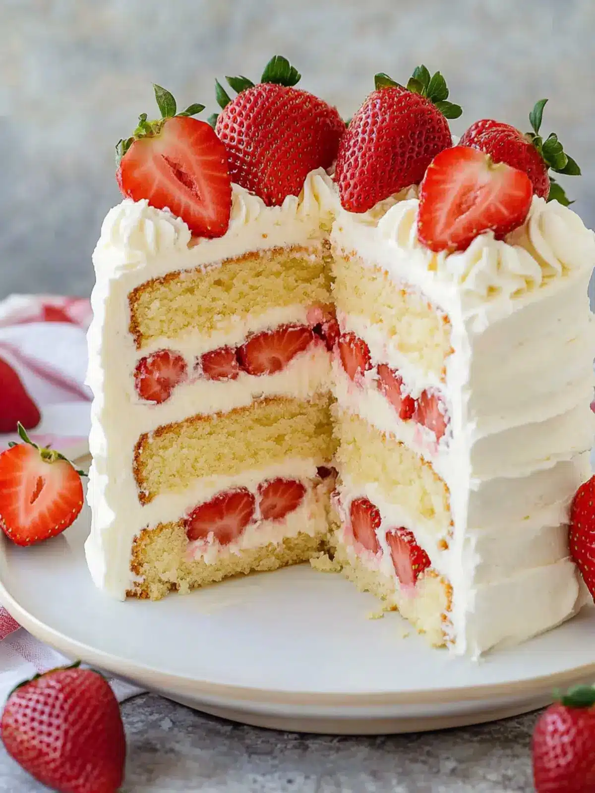Delicious Strawberry Mascarpone Cake for Special Occasions 4 Strawberry Mascarpone Cake