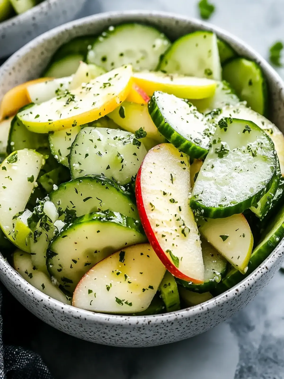 Zesty Apple Cucumber Salad with Creamy Yogurt Dressing Delight 5 Apple Cucumber Salad With Creamy Yogurt Dressing