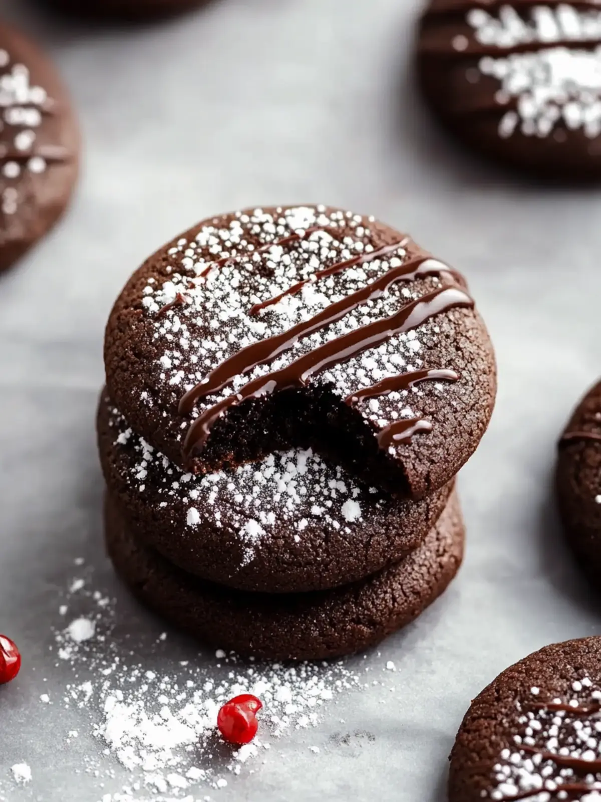 Delicious Chocolate Sugar Cookies That Melt in Your Mouth 2 Chocolate Sugar Cookies