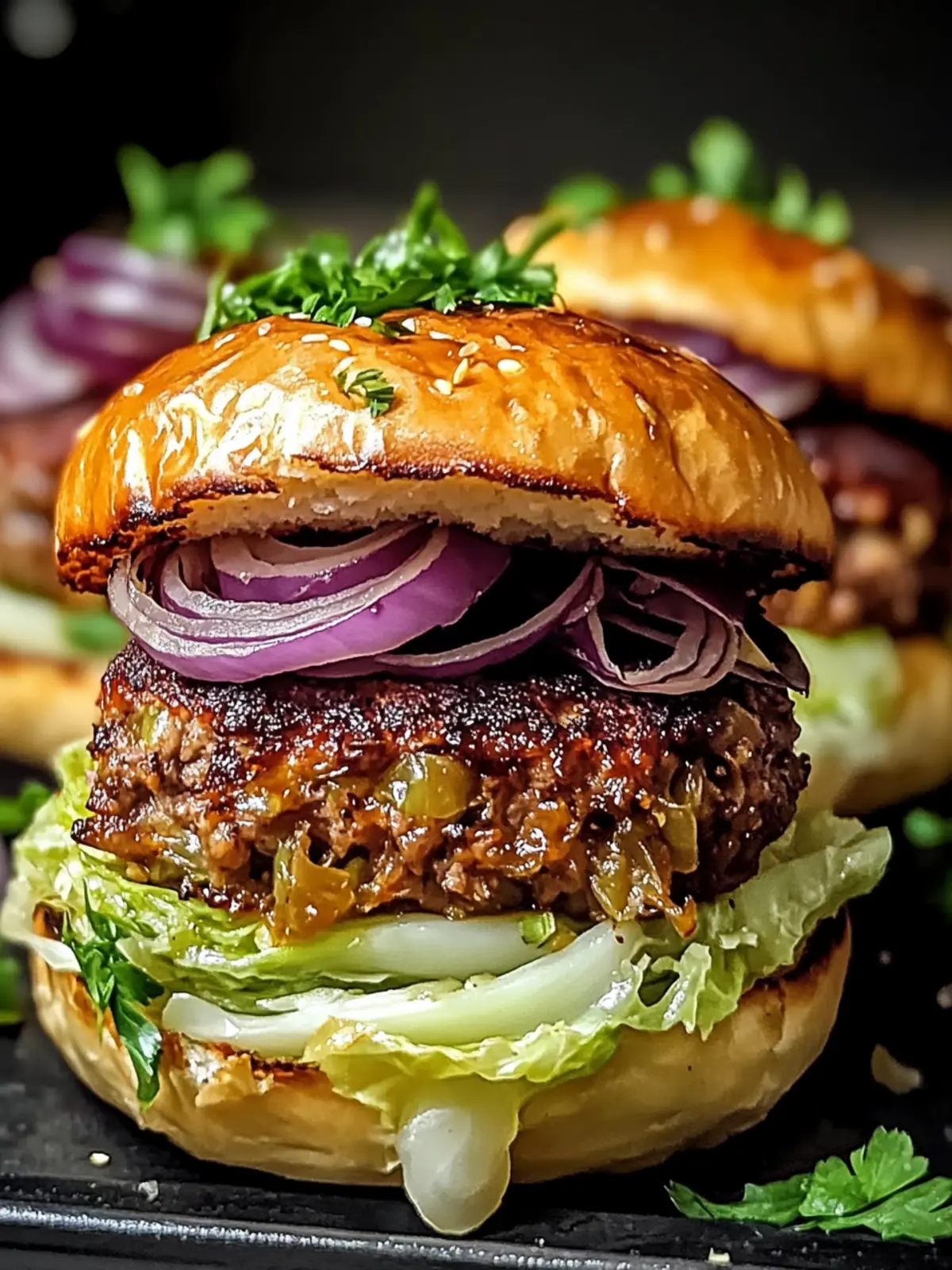Delicious Oven-Baked Cabbage Burgers for a Guilt-Free Feast 2 Oven-Baked Cabbage Burgers