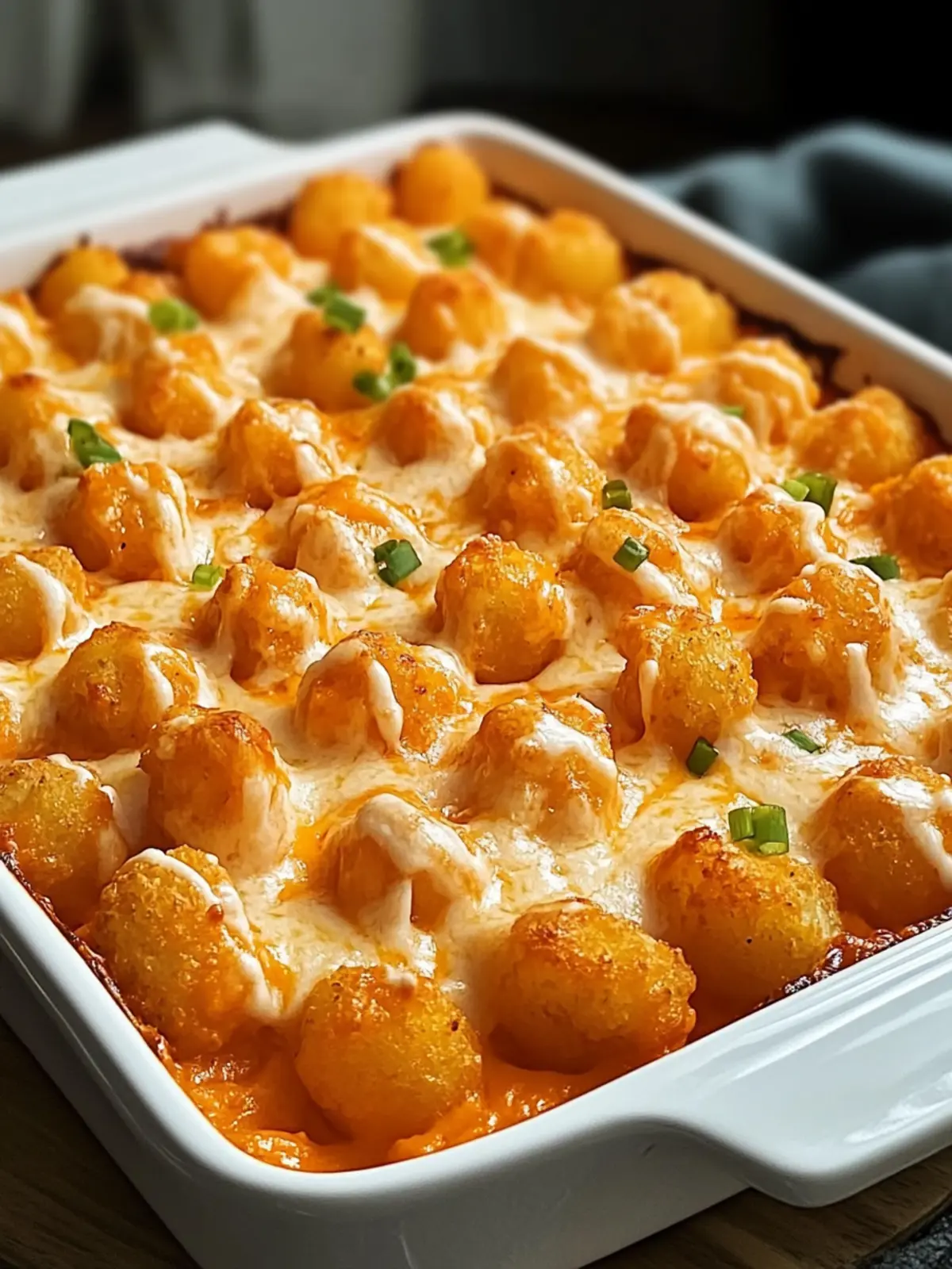 Irresistible Creamy Buffalo Chicken Tater Tot Bake Delight 5 Creamy Buffalo Chicken Tater Tot Bake