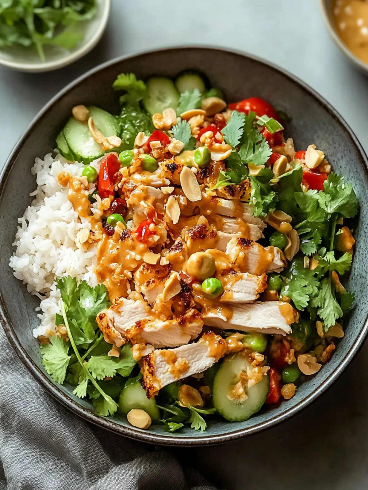 Savor Chicken Crispy Rice Salad with Creamy Peanut Bliss 4 Savor Chicken Crispy Rice Salad with Creamy Peanut