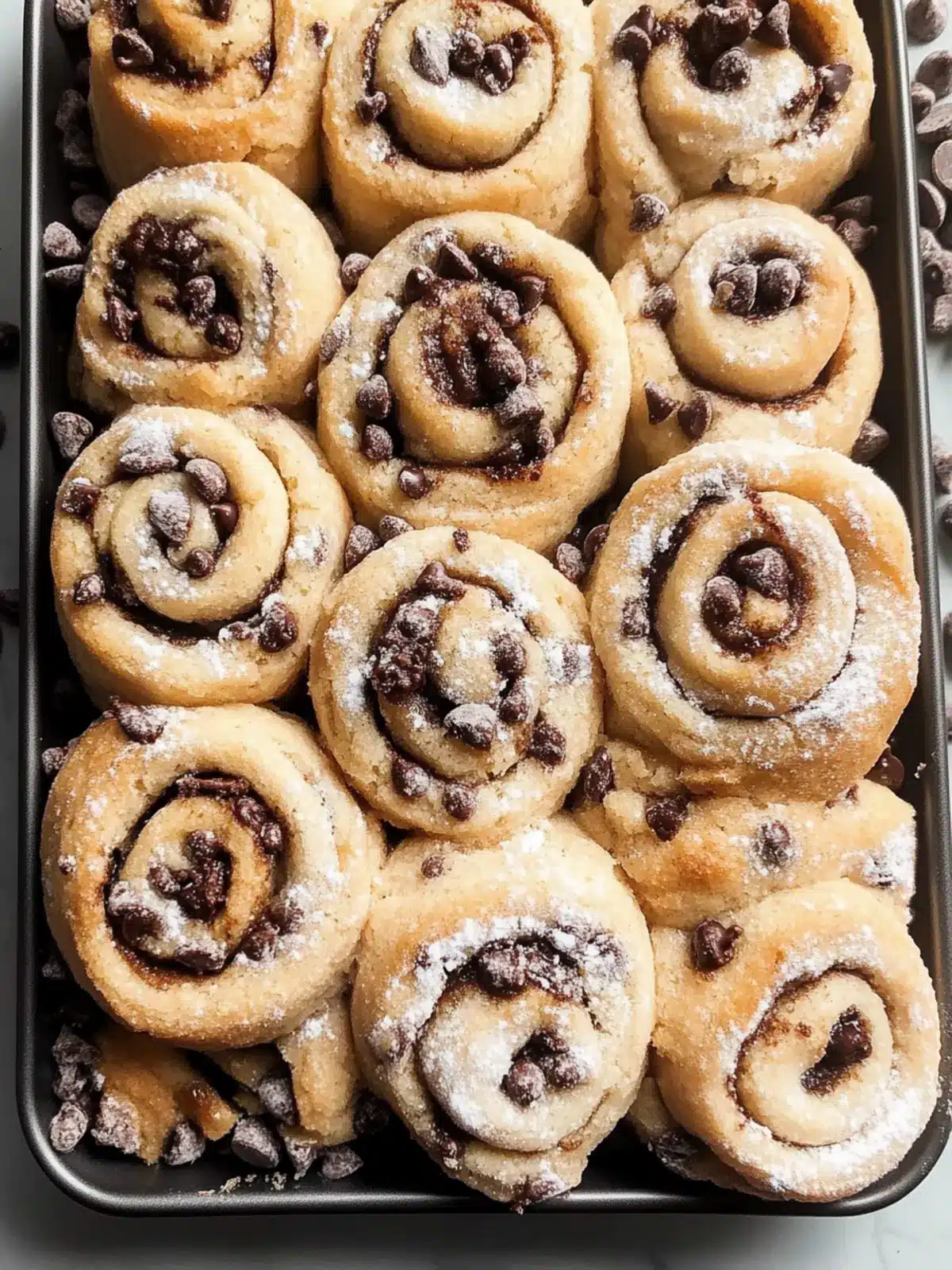 Irresistible Chocolate Chip Cookie Rolls That Melt in Your Mouth 2 Chocolate Chip Cookie Rolls