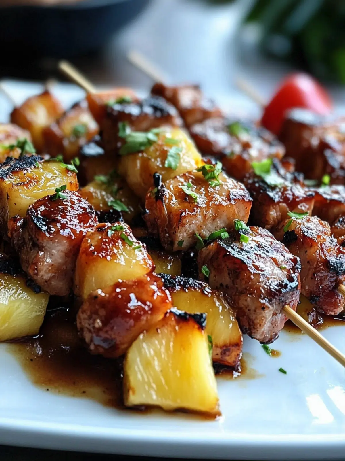 Pineapple BBQ Pork Skewers for a Quick Flavor Explosion 4 Pineapple BBQ Pork Skewers