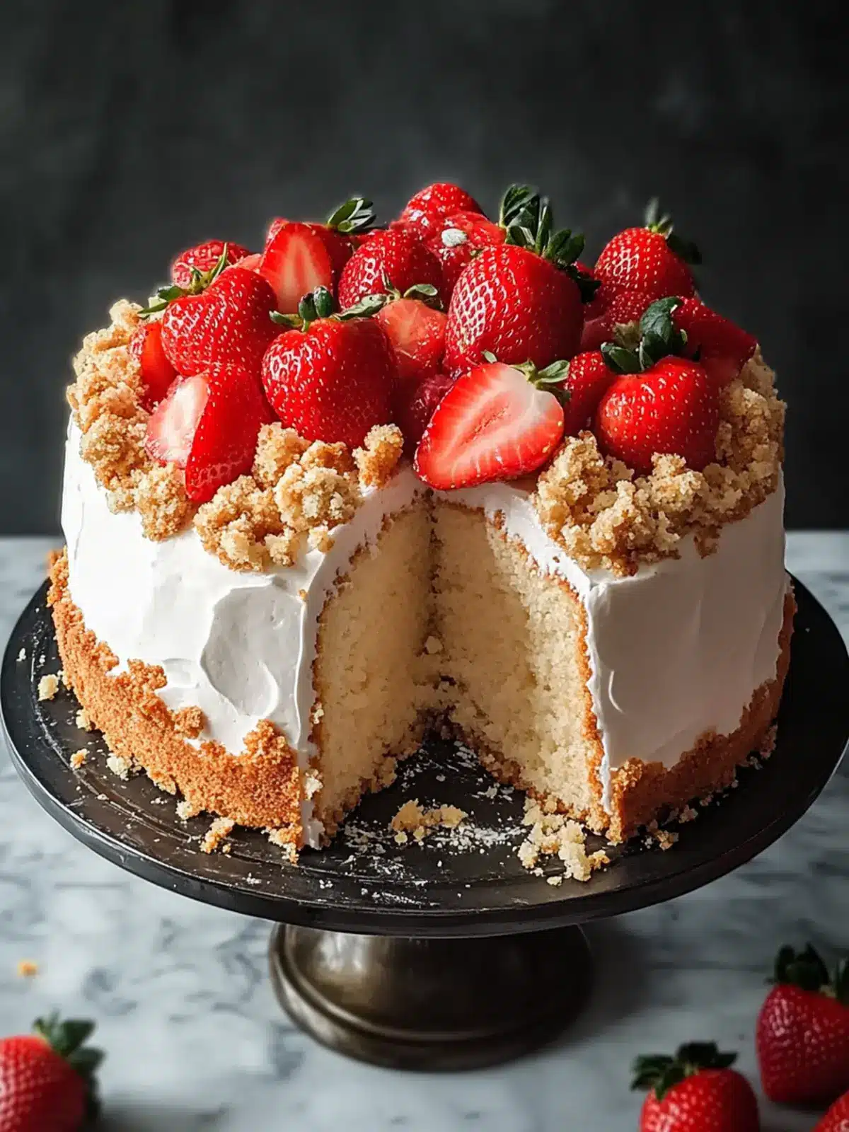 Irresistible Strawberry Crunch Pound Cake for Sweet Moments 5 Strawberry Crunch Pound Cake