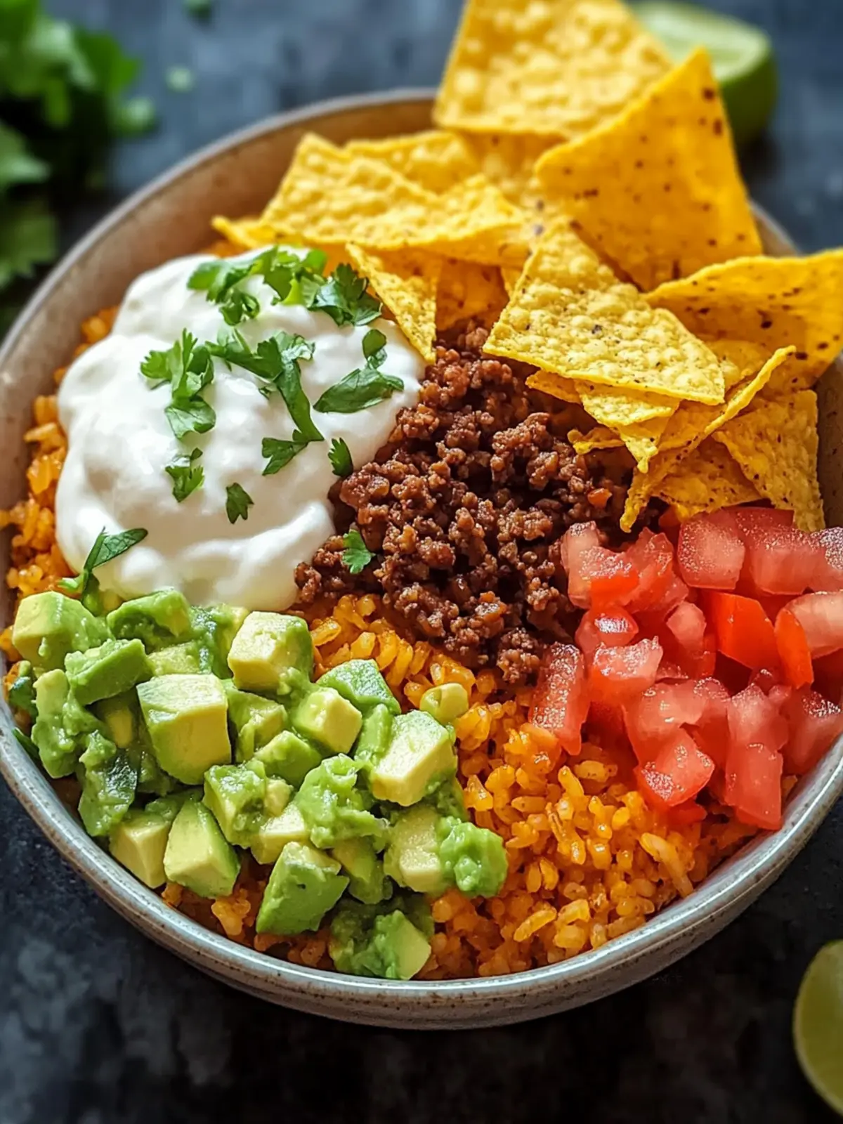 Taco Rice Bowl with Doritos: A Crunchy Flavor Adventure 4 Taco Rice Bowl with Doritos