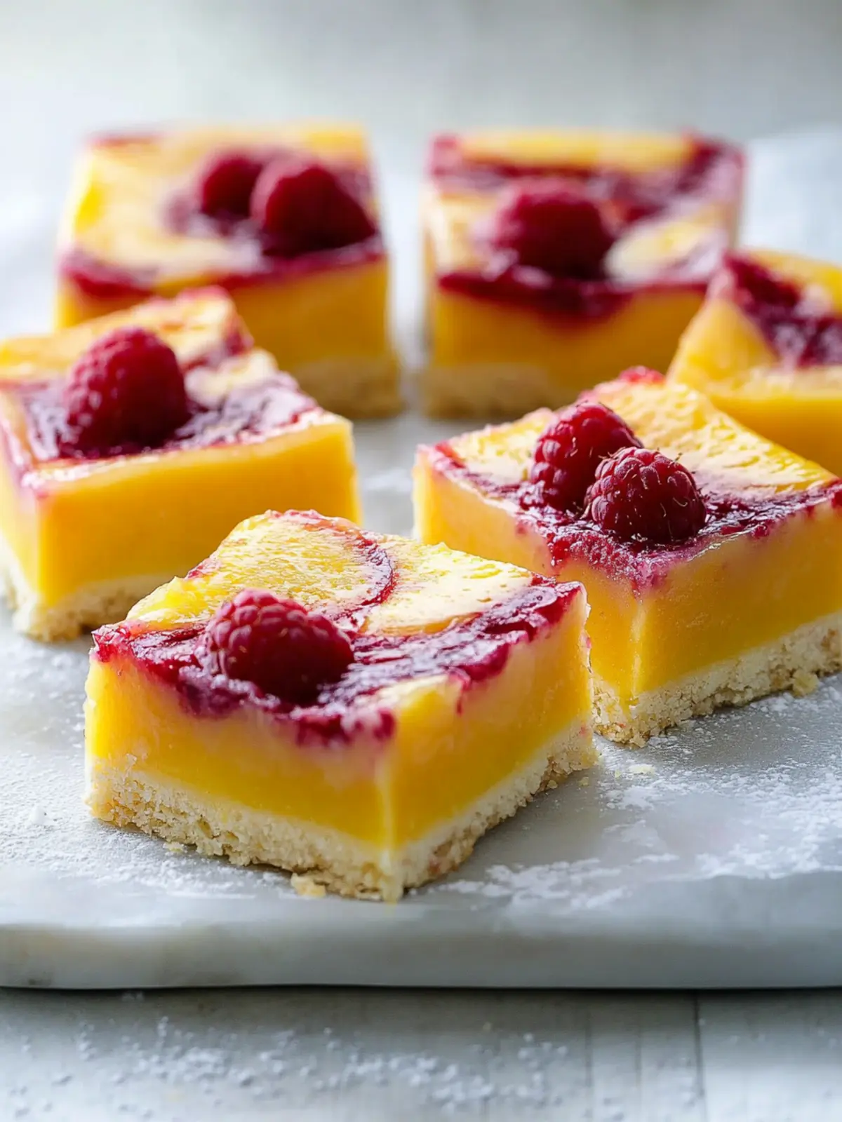 Raspberry Mango Bars: A Sweet Bite of Summer Bliss 2 Raspberry Mango Bars