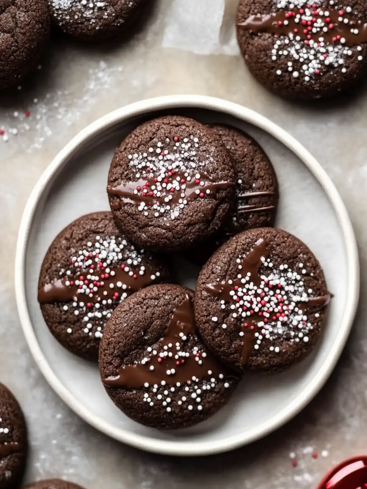 Delicious Chocolate Sugar Cookies That Melt in Your Mouth 3 Chocolate Sugar Cookies