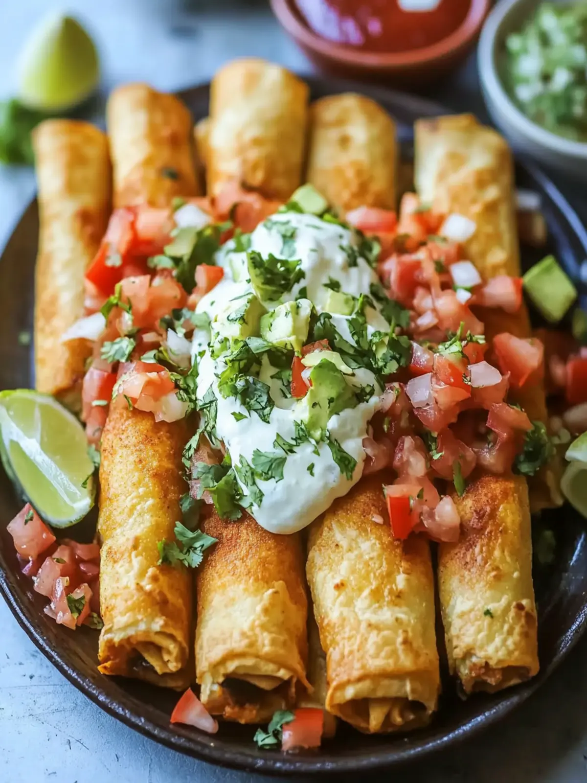 Crispy Chicken Flautas Mexicanas: A Delightful Family Feast 3 Crispy Chicken Flautas Mexicanas