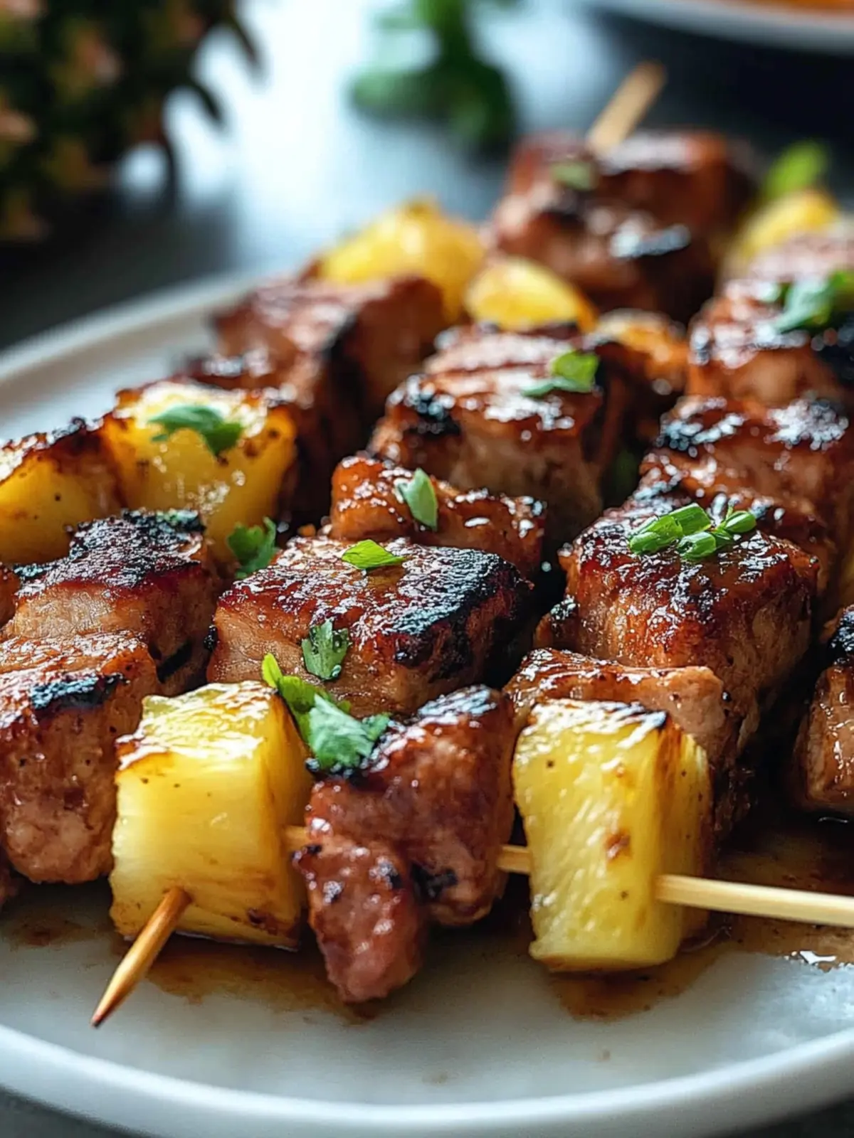 Pineapple BBQ Pork Skewers for a Quick Flavor Explosion 3 Pineapple BBQ Pork Skewers