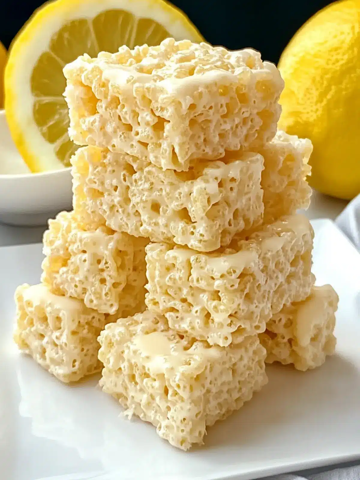 Lemon Rice Krispy Treats: Zesty Fun for Every Bite 4 Lemon Rice Krispy Treats