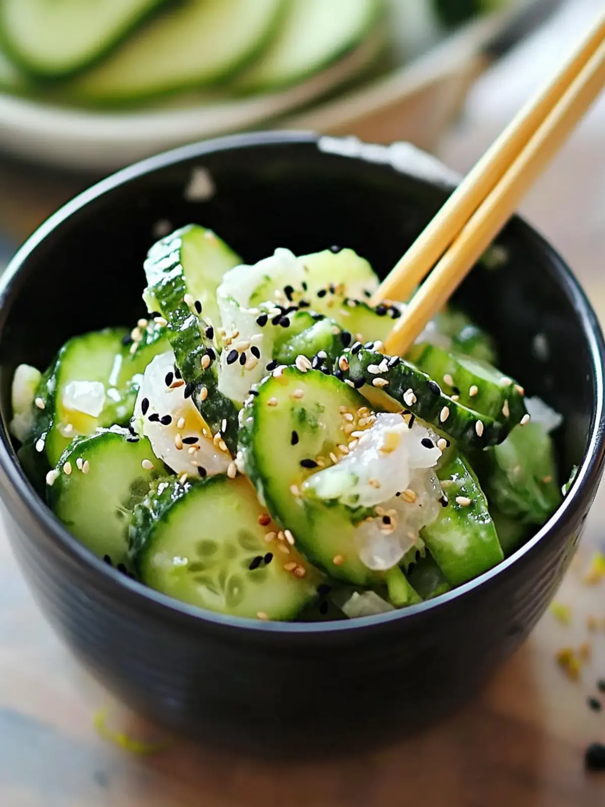 Delicious Sushi Cucumber Salad: Refreshing Summer Delight 4 Sushi Cucumber Salad