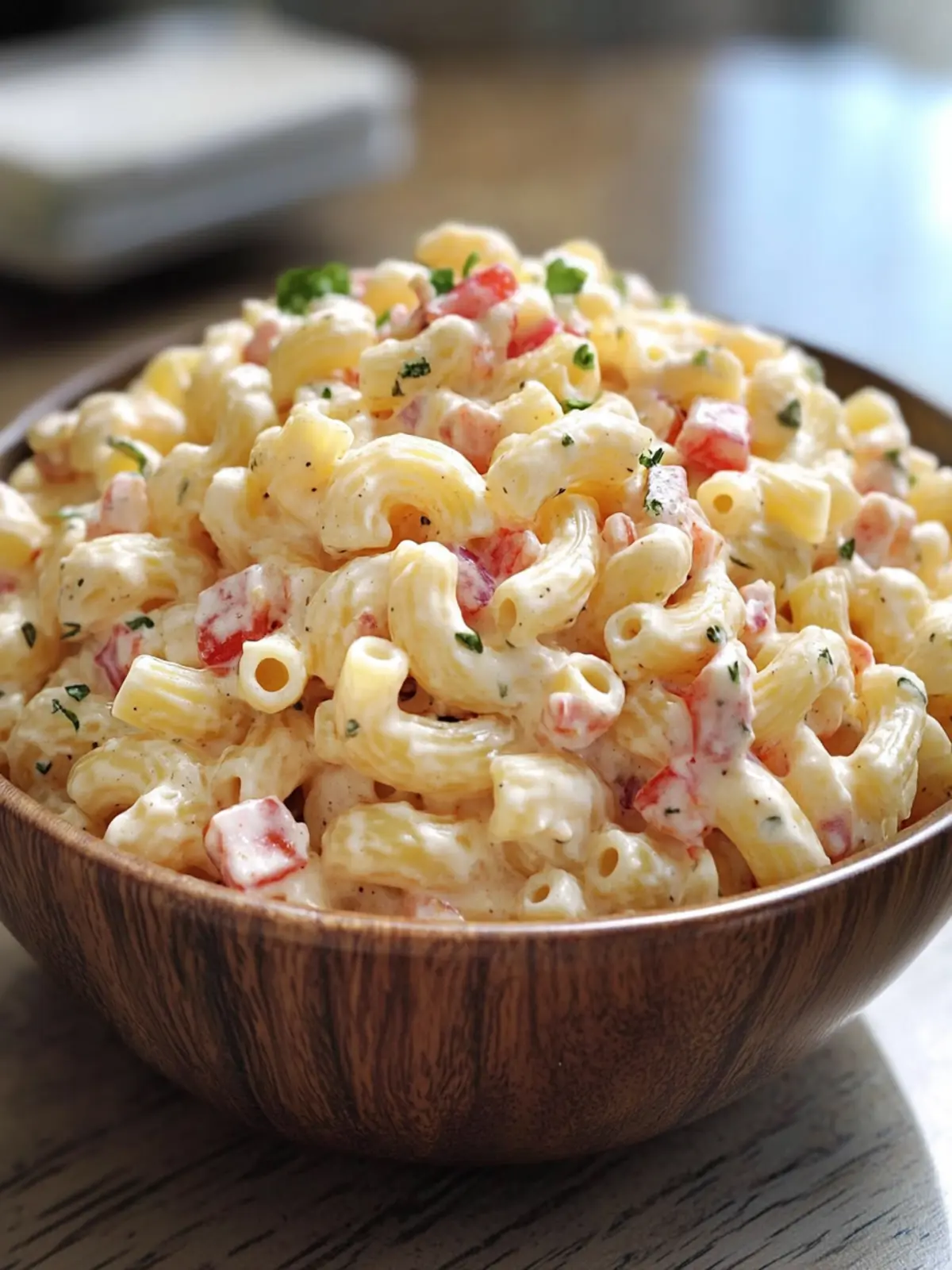 Fieri Macaroni Salad: Creamy, Colorful Picnic Favorite! 4 Fieri Macaroni Salad