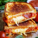 Ultimate Pizza Grilled Cheese: Irresistibly Cheesy Delight 6 Pizza Grilled Cheese