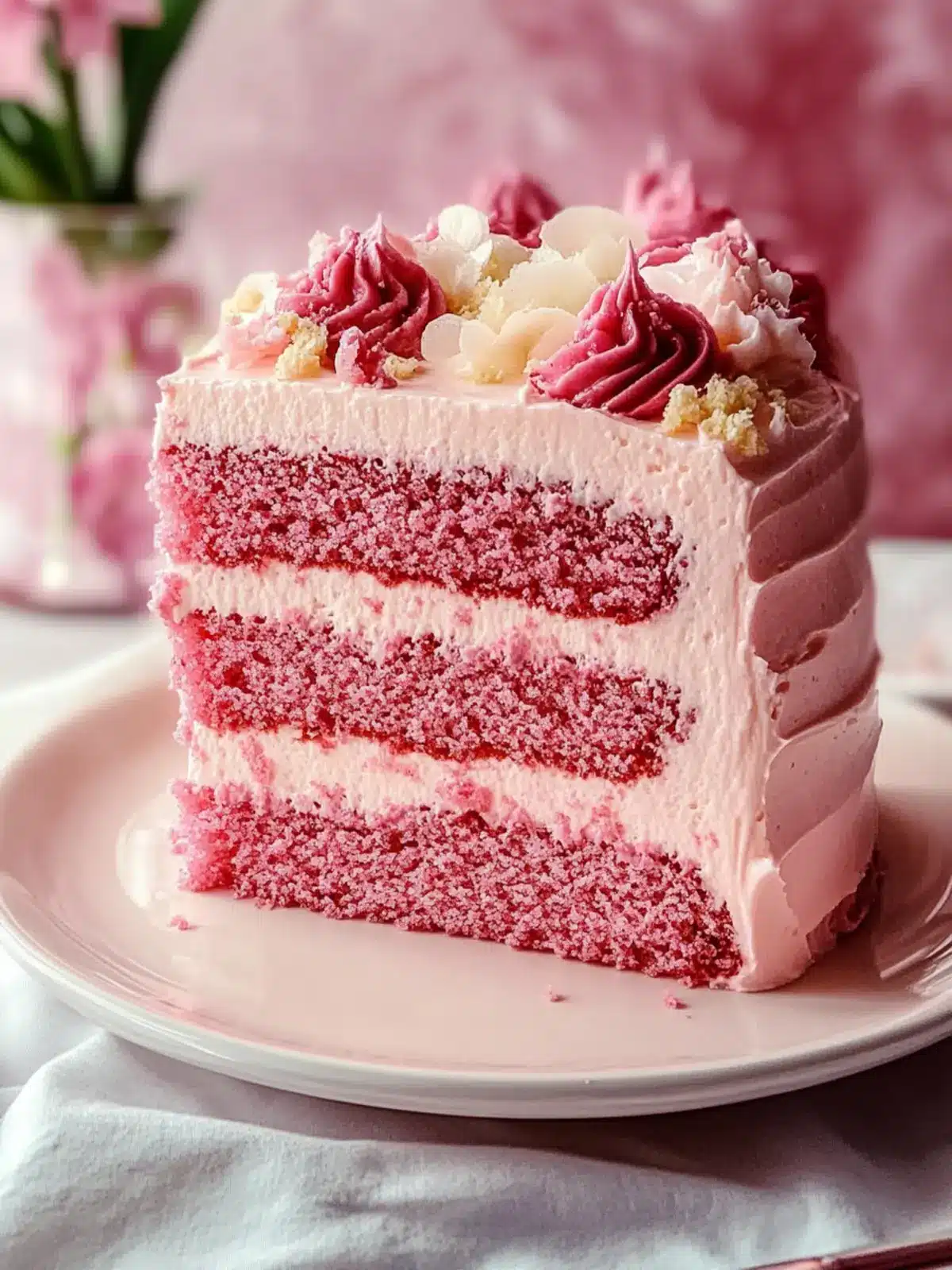 Delicious Pink Velvet Cake to Celebrate Mom's Day in Style 3 Pink Velvet Cake