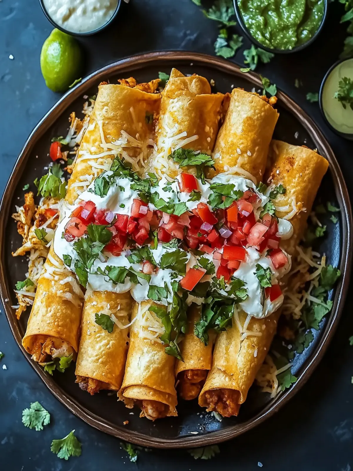 Crispy Chicken Flautas Mexicanas: A Delightful Family Feast 5 Crispy Chicken Flautas Mexicanas