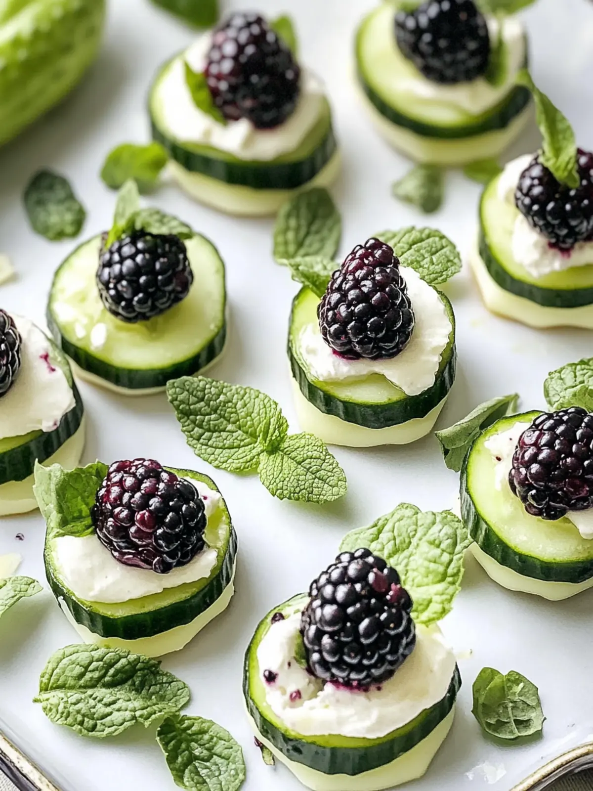 Fresh Blackberry-Cucumber Caprese Bites Everyone Will Love 2 Blackberry-Cucumber Caprese Bites