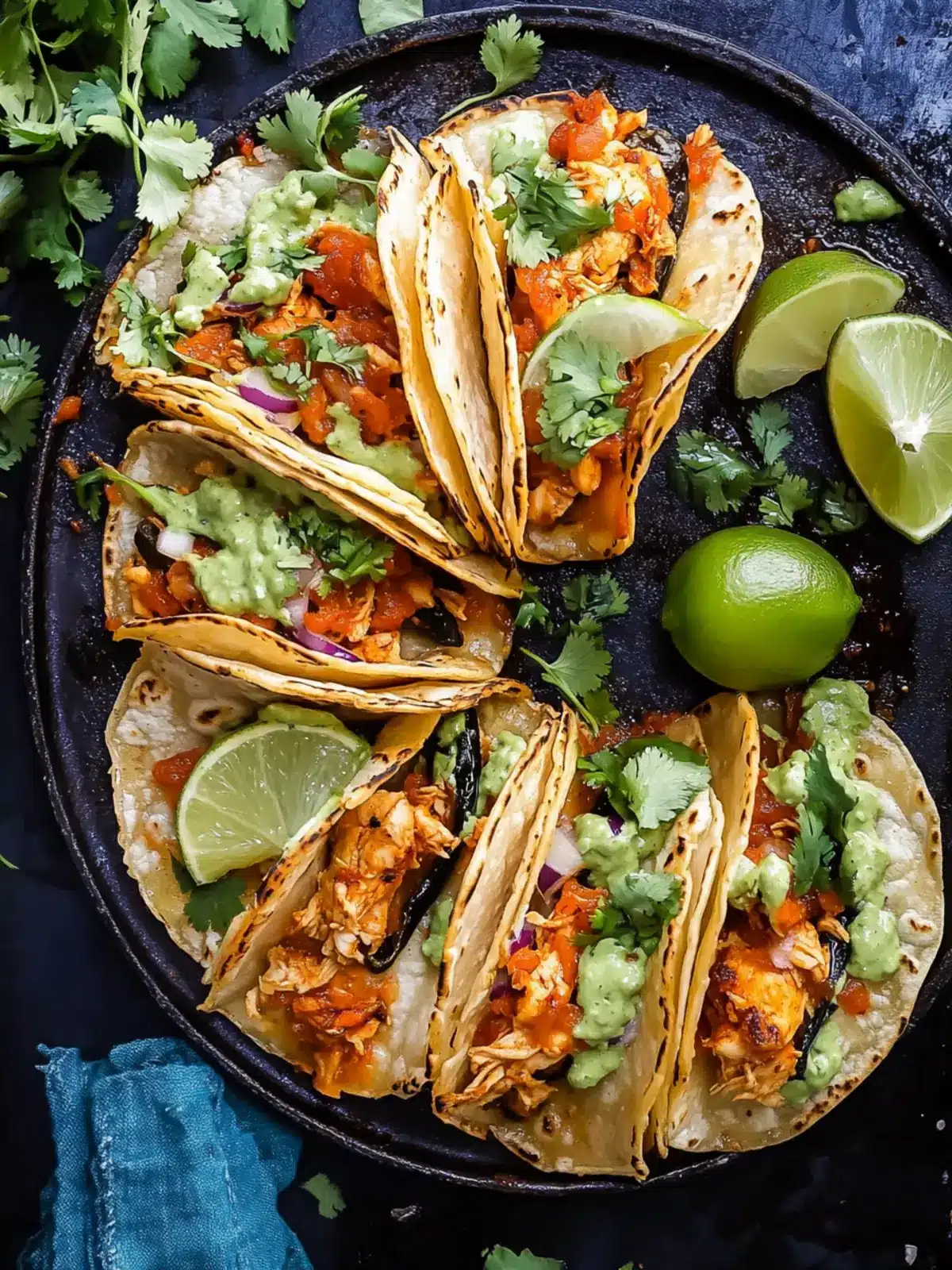 Crispy Poblano Chicken Tacos That'll Wow Your Taste Buds 4 crispy poblano chicken tacos