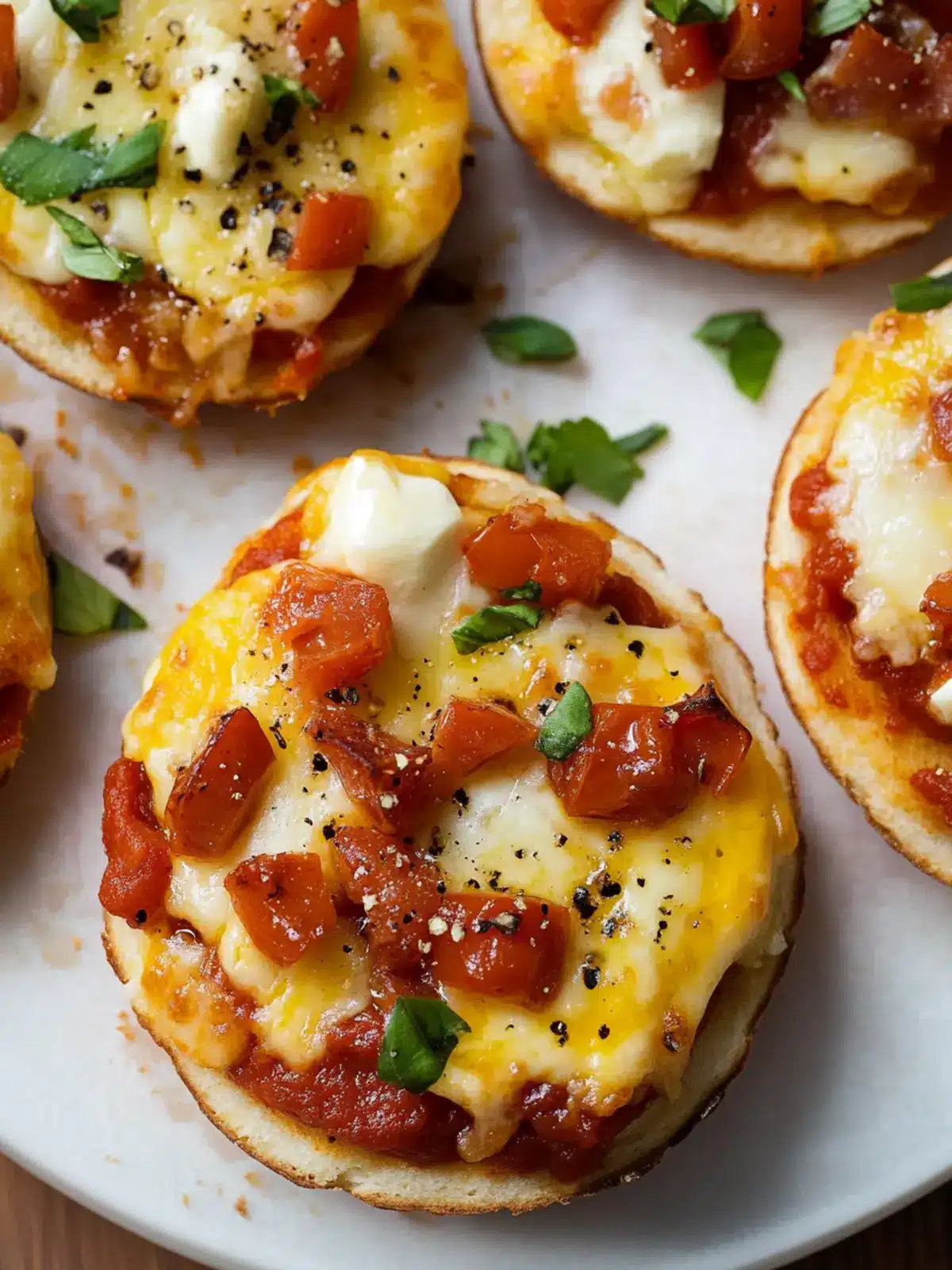 Mouthwatering Muffin Breakfast Pizzas for a Fun Morning Twist 2 Muffin Breakfast Pizzas